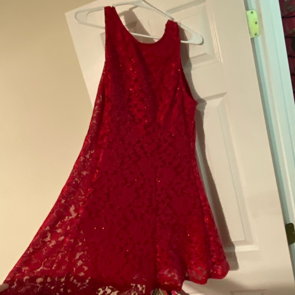 NWT red sparkley dress